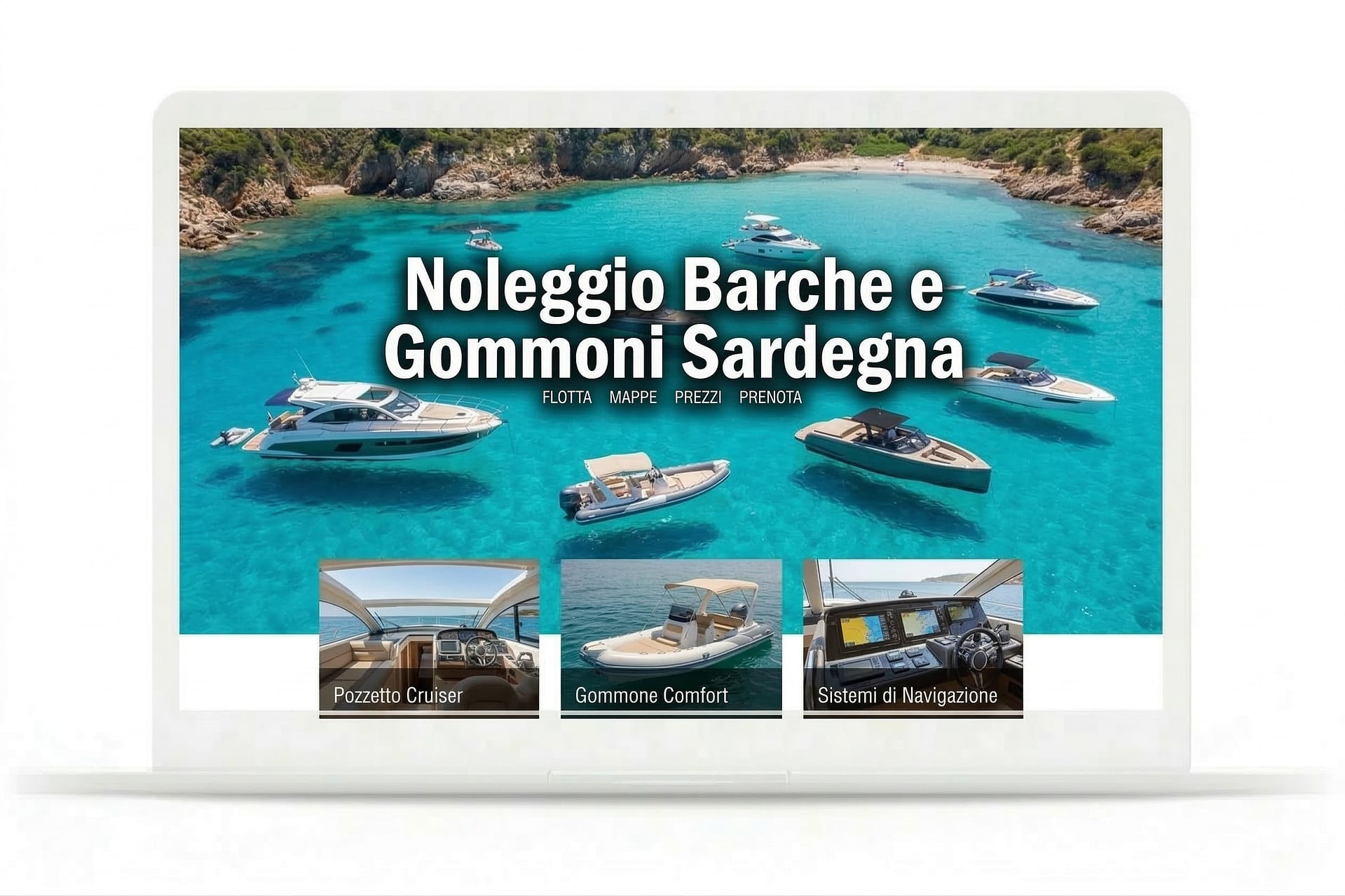 noleggio barche e gommoni sardegna